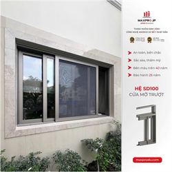 Cửa Nhôm Maxpro.JP Hệ ECO SD100